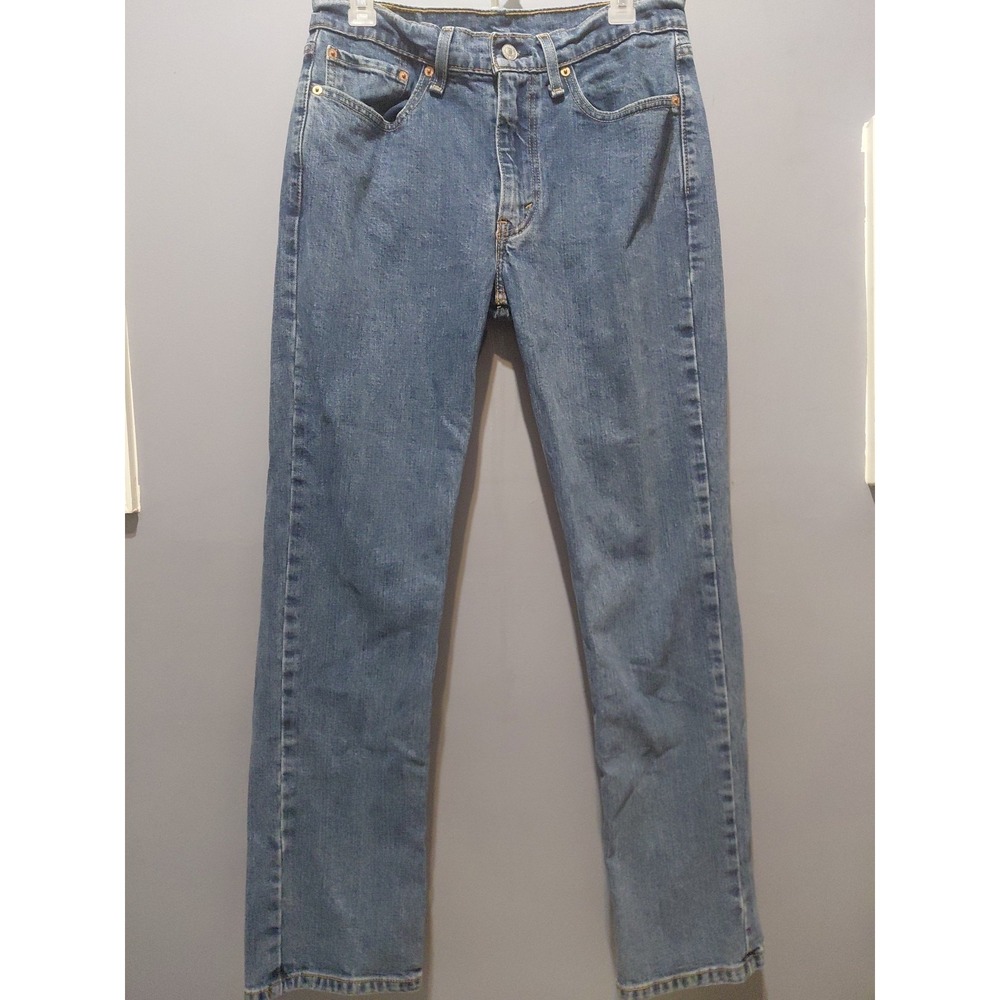 Levi's 514 Mens 32×32 Blue Jeans Med Wash Straight Leg